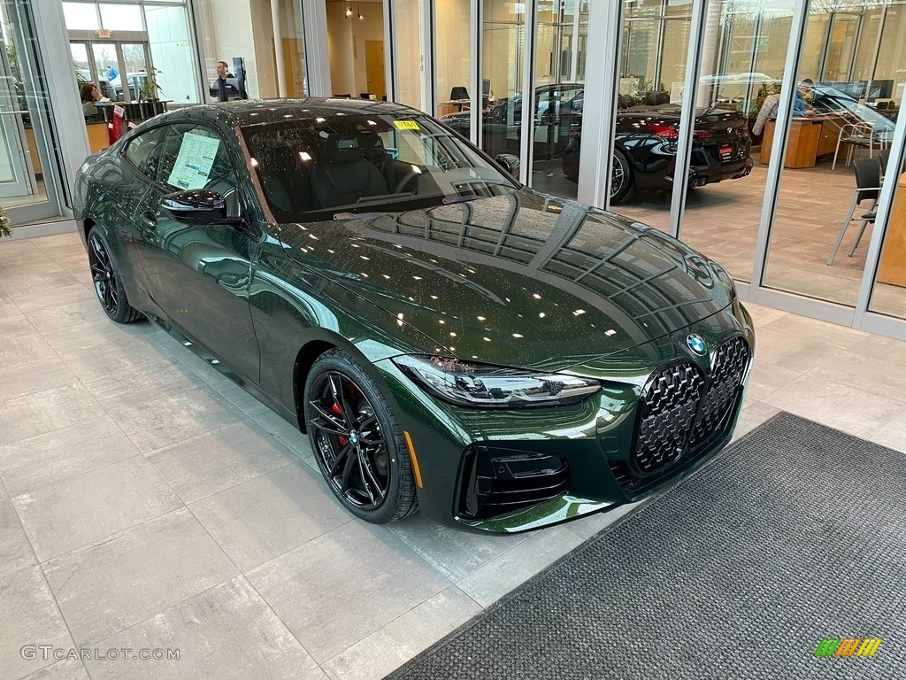 2023 4 Series M440i xDrive Coupe - San Remo Green Metallic / Black photo #1