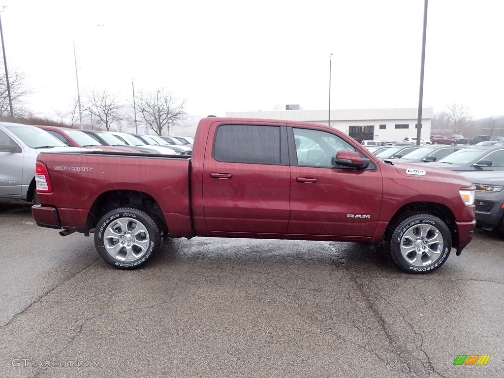 Delmonico Red Pearl 2023 Ram 1500 Big Horn Crew Cab 4x4 Exterior Photo #145363413