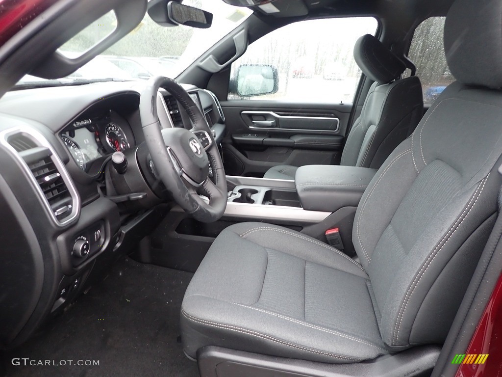 Black Interior 2023 Ram 1500 Big Horn Crew Cab 4x4 Photo #145363545