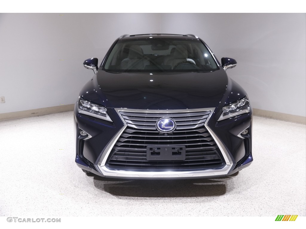2019 RX 450hL AWD - Nightfall Mica / Stratus Gray photo #2