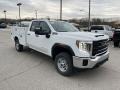 Summit White - Sierra 2500HD Pro Double Cab 4x4 Chassis Photo No. 4