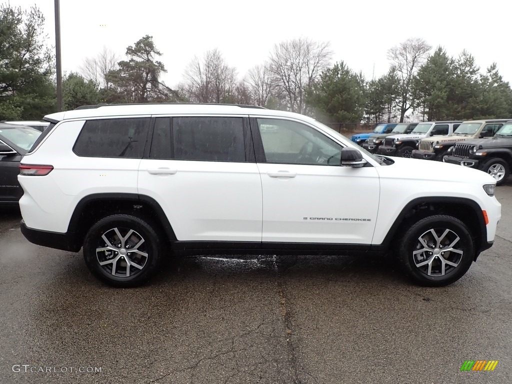 Bright White 2023 Jeep Grand Cherokee L Limited 4x4 Exterior Photo #145364676