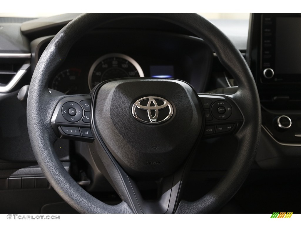 2022 Toyota Corolla LE Black Steering Wheel Photo #145364754