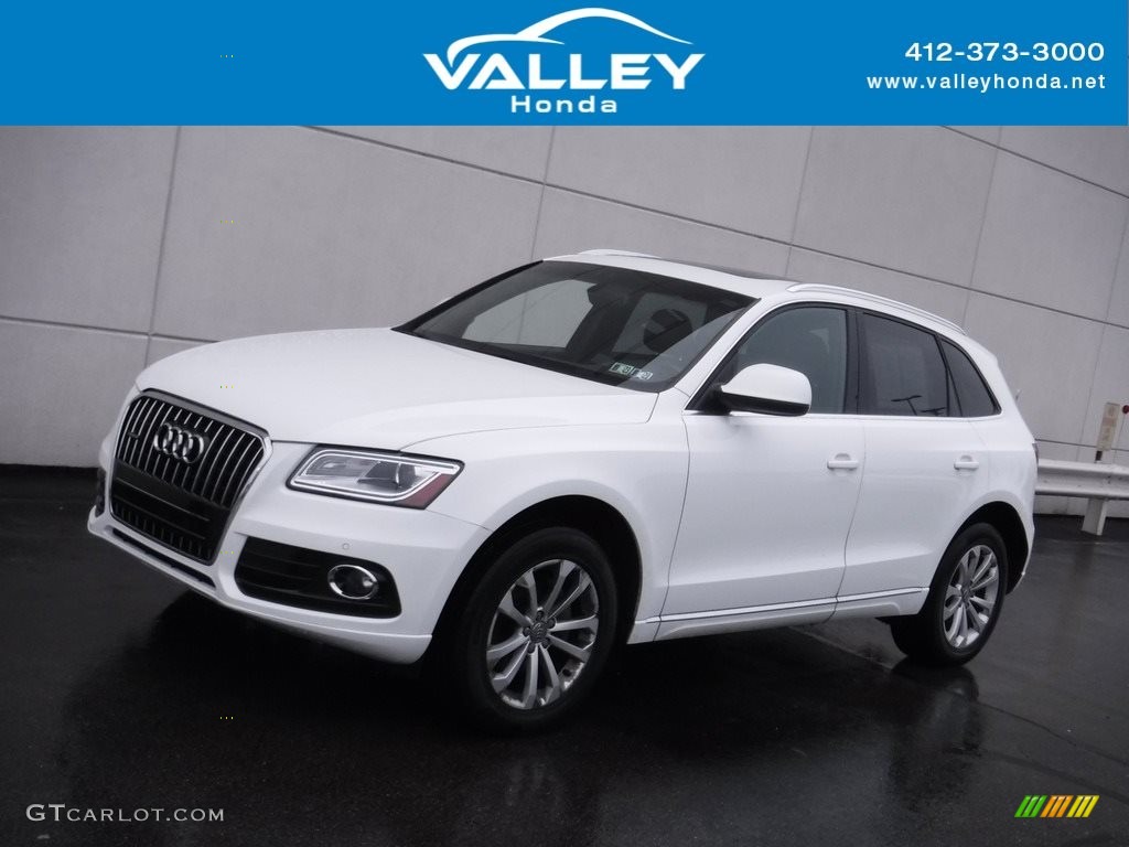 2014 Q5 2.0 TFSI quattro - Ibis White / Chestnut Brown photo #1