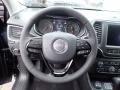 Black 2023 Jeep Cherokee Altitude Lux 4x4 Steering Wheel