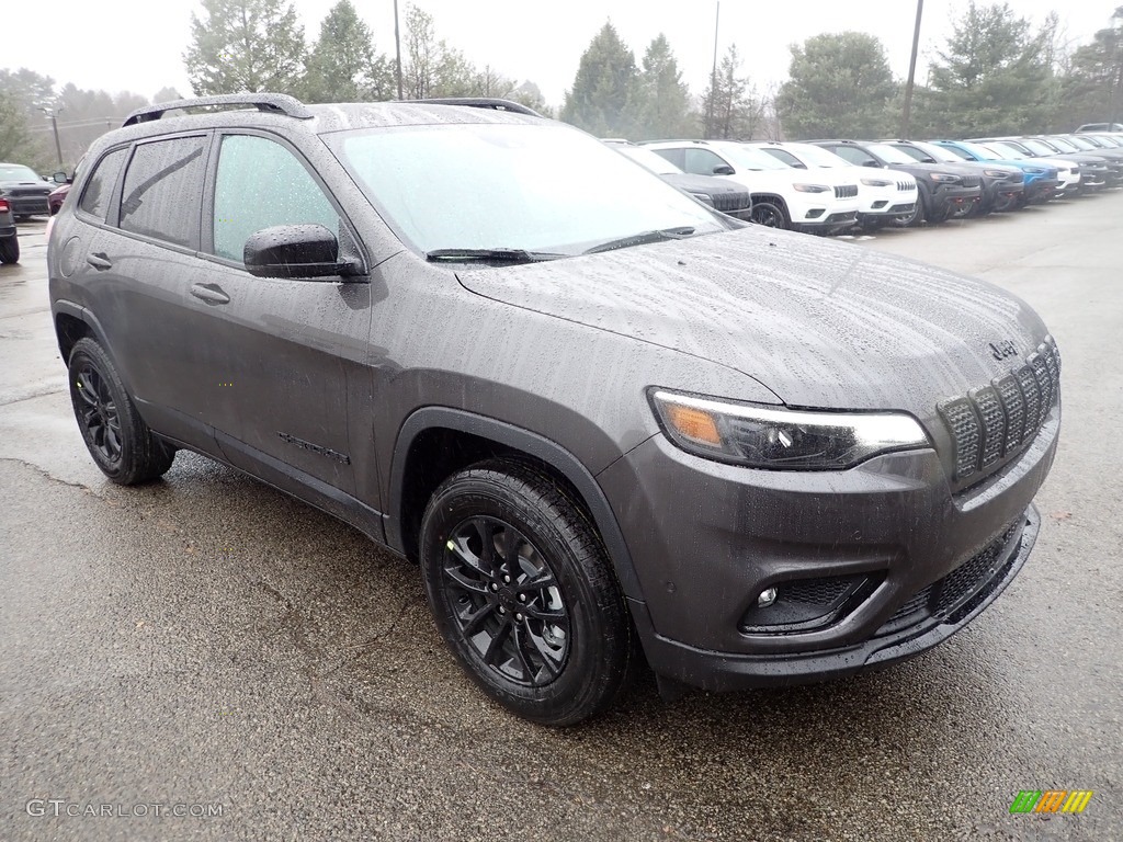 Granite Crystal Metallic 2023 Jeep Cherokee Altitude Lux 4x4 Exterior Photo #145365975