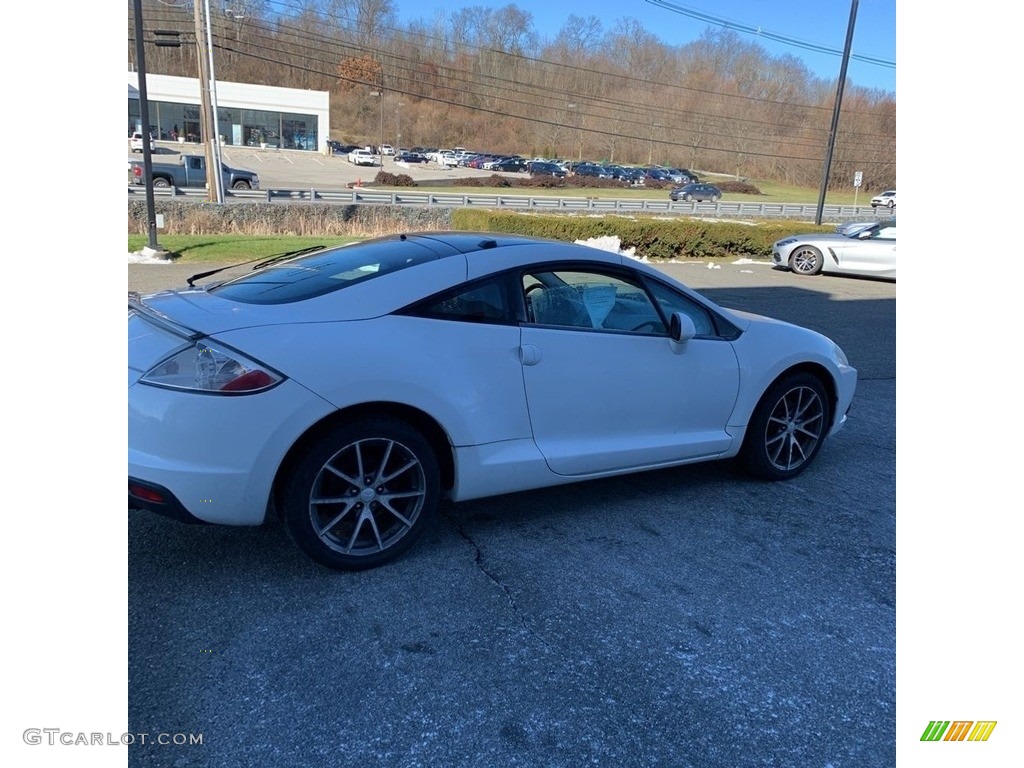 2011 Eclipse GS Sport Coupe - Northstar White / Dark Charcoal photo #6