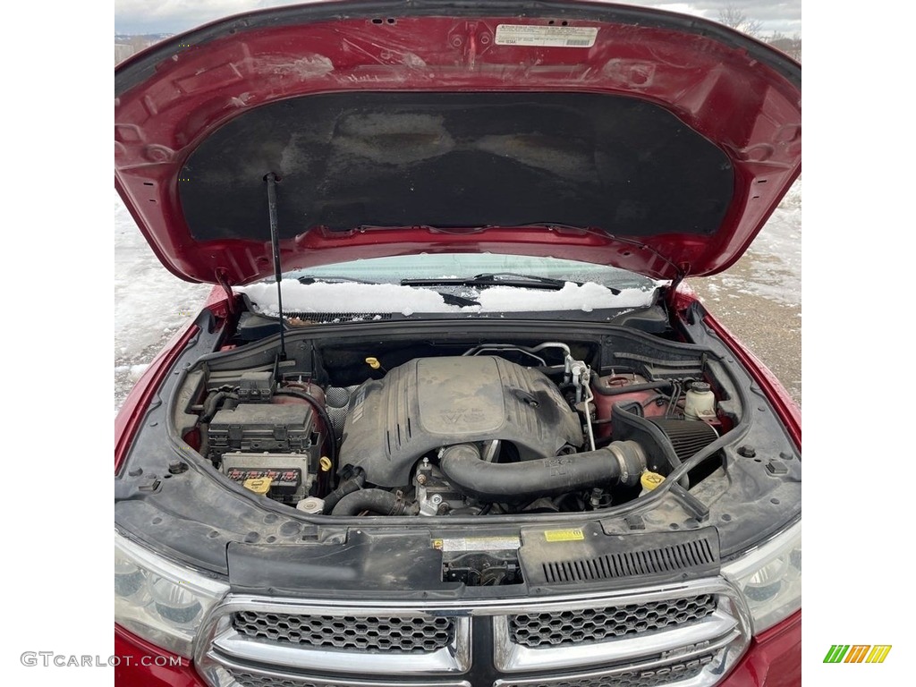 2011 Durango Crew 4x4 - Inferno Red Crystal Pearl / Dark Graystone/Medium Graystone photo #21