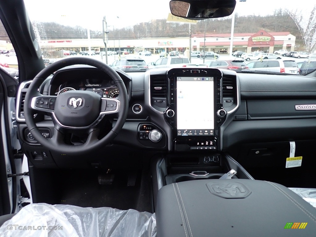 2023 Ram 1500 Laramie Crew Cab 4x4 Black Dashboard Photo #145366632
