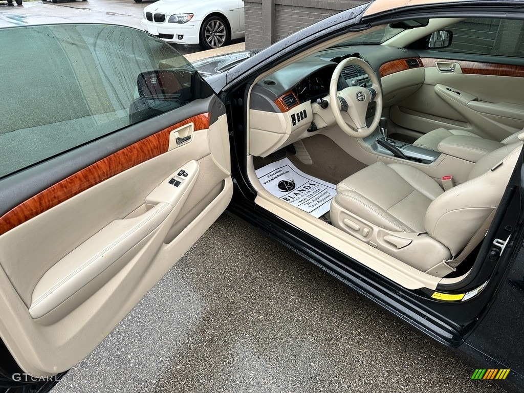 2008 Solara SLE V6 Convertible - Black / Ivory photo #2