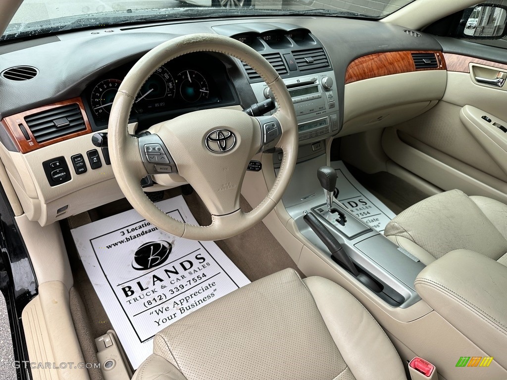 2008 Solara SLE V6 Convertible - Black / Ivory photo #7