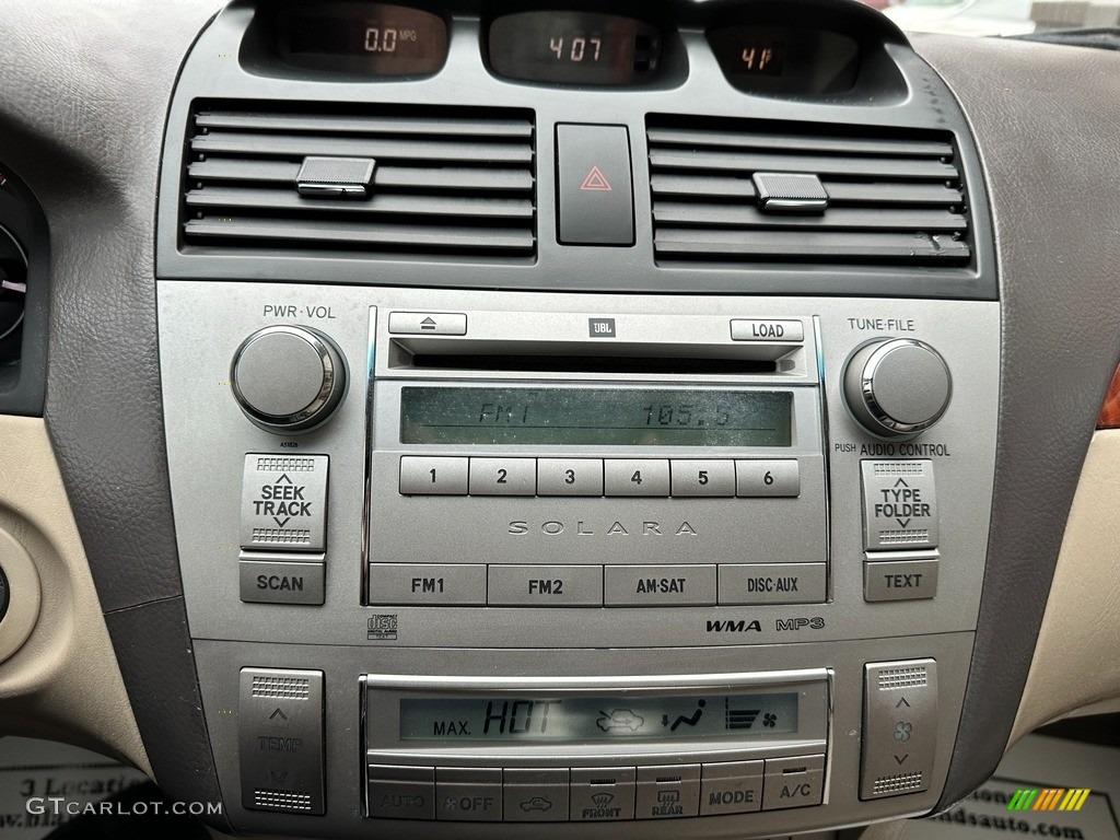 2008 Solara SLE V6 Convertible - Black / Ivory photo #14