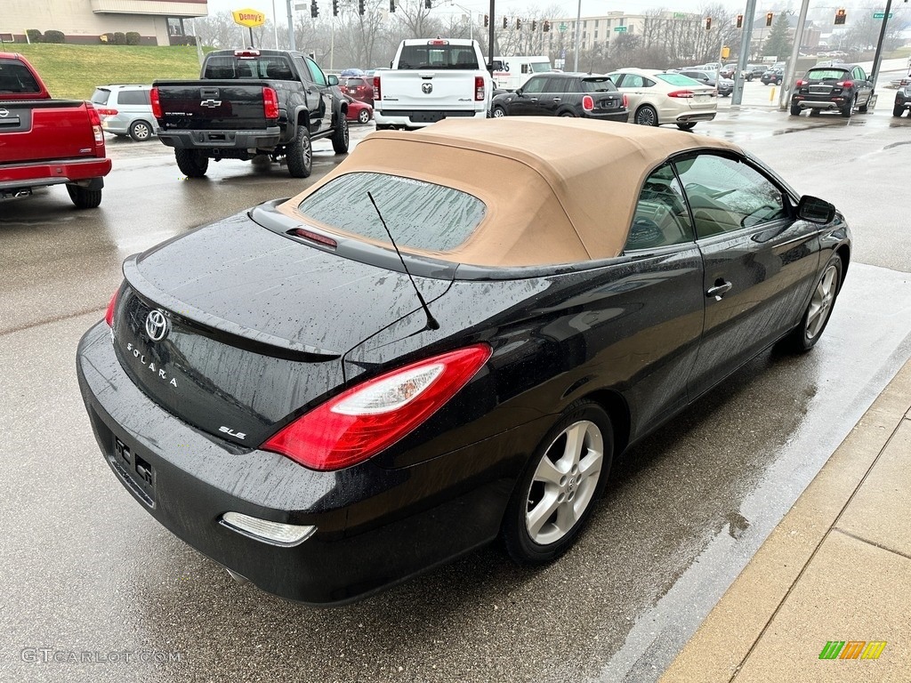 2008 Solara SLE V6 Convertible - Black / Ivory photo #23