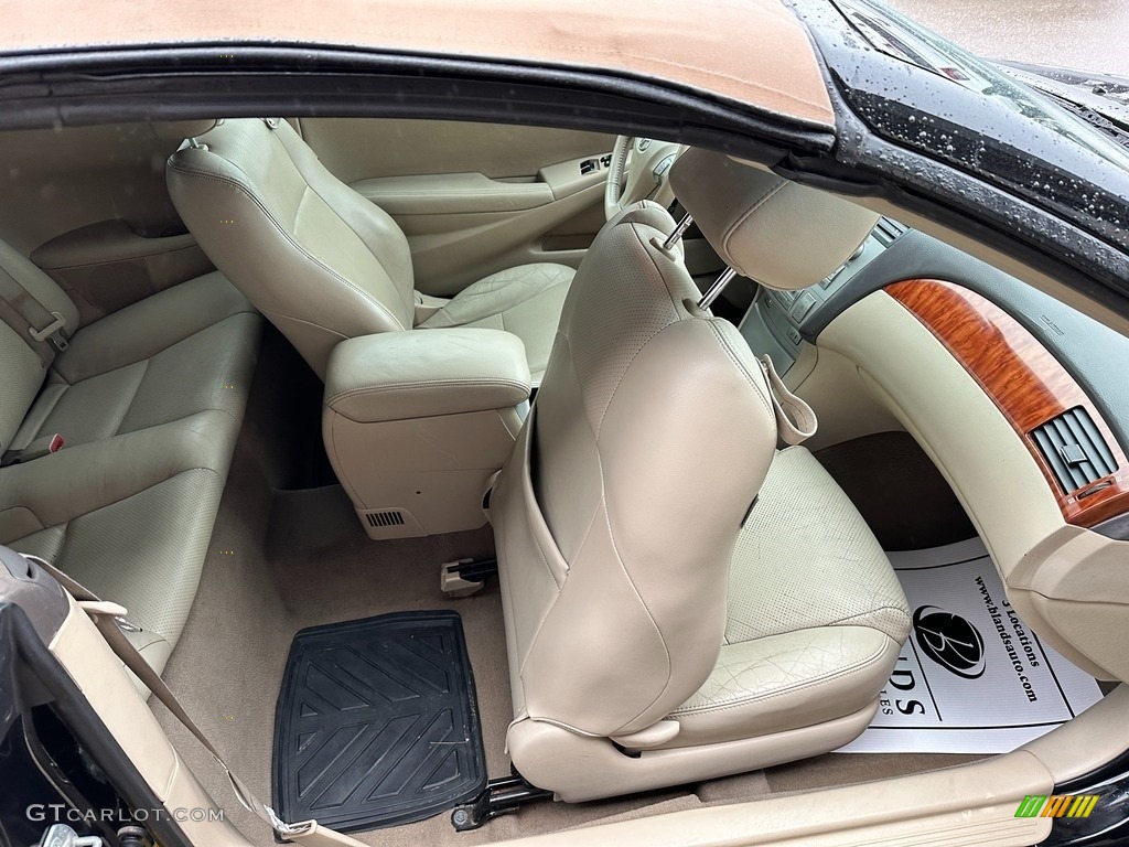 2008 Solara SLE V6 Convertible - Black / Ivory photo #27