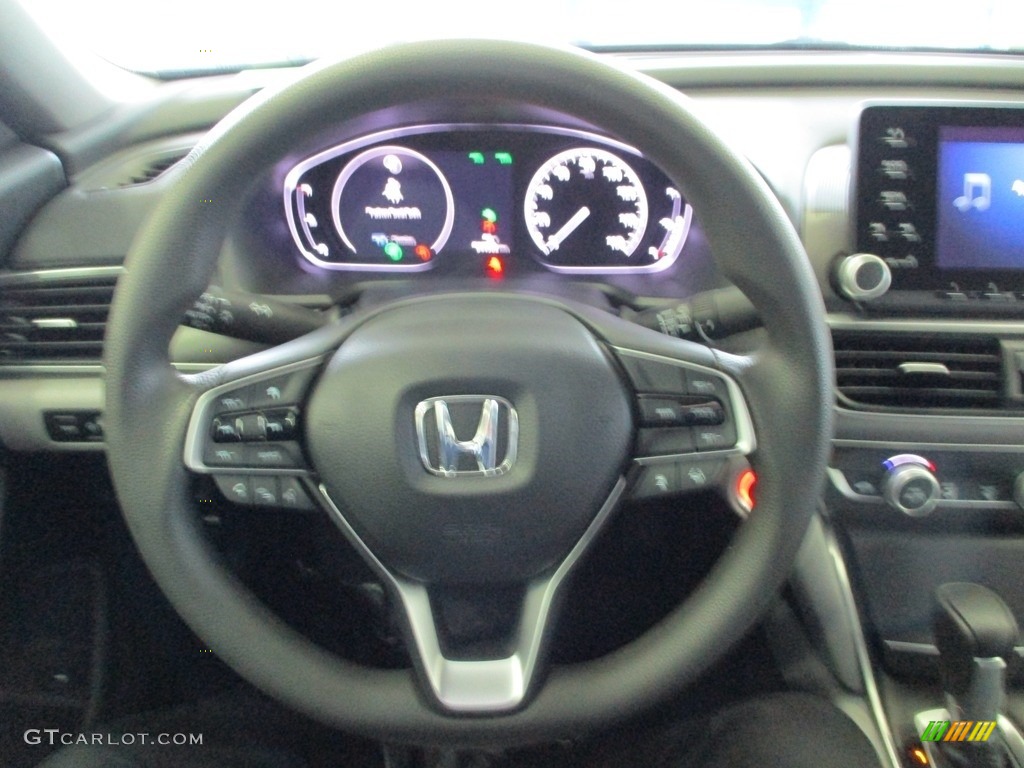 2019 Accord LX Sedan - Obsidian Blue Pearl / Ivory photo #29