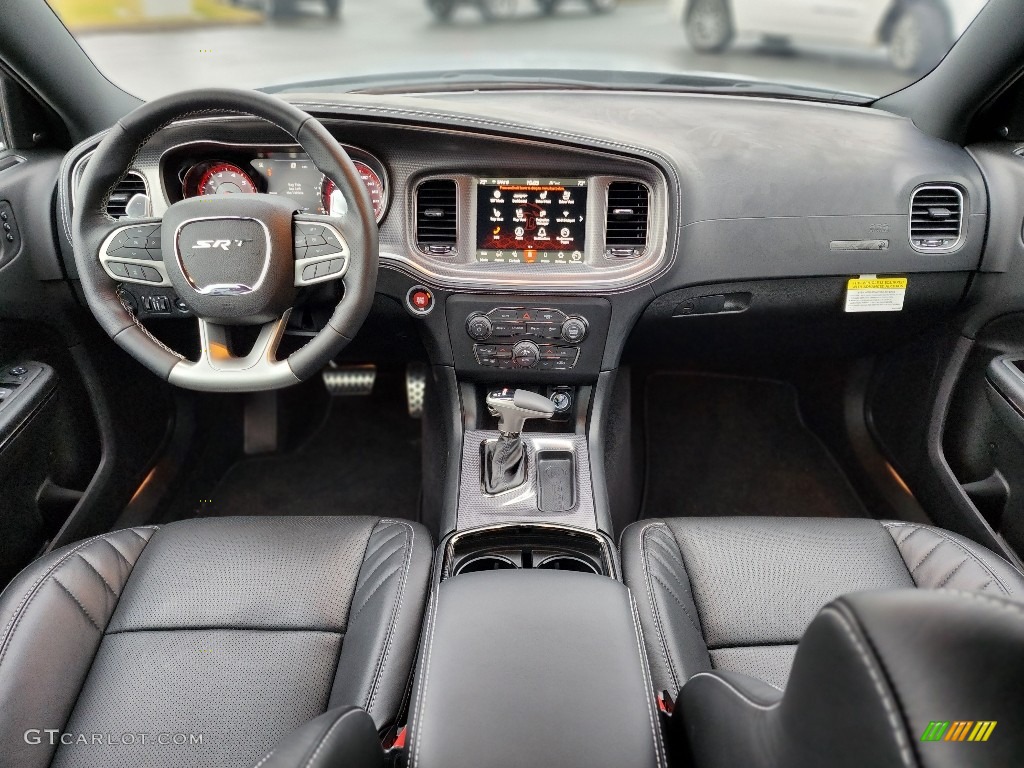 Black Interior 2022 Dodge Charger SRT Hellcat Widebody Photo #145368365