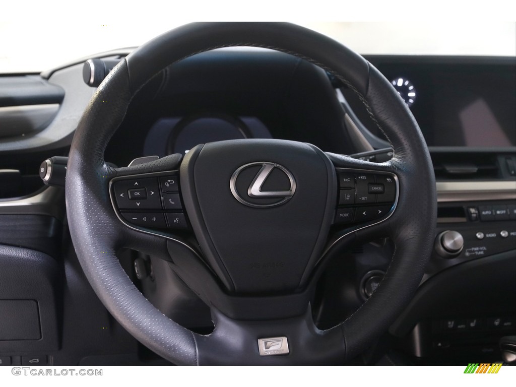 2021 Lexus ES 350 F Sport Black Steering Wheel Photo #145368878