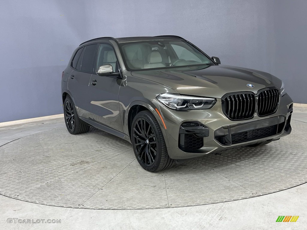 2022 X5 xDrive40i - Manhattan Green Metallic / Ivory White photo #3