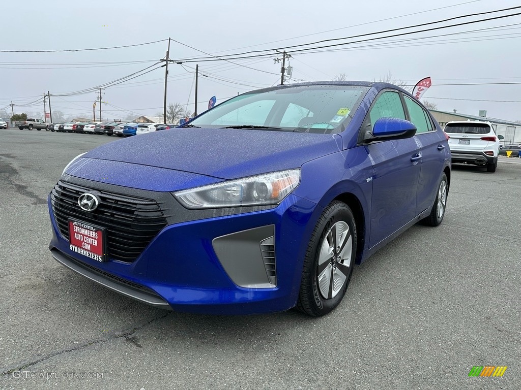 2019 Ioniq Hybrid Blue - Intense Blue / Black photo #3