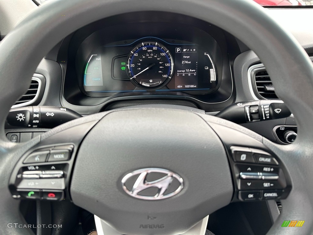 2019 Ioniq Hybrid Blue - Intense Blue / Black photo #7