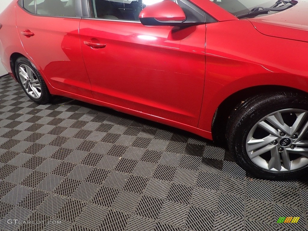 2020 Elantra SEL - Scarlet Red Pearl / Gray photo #4