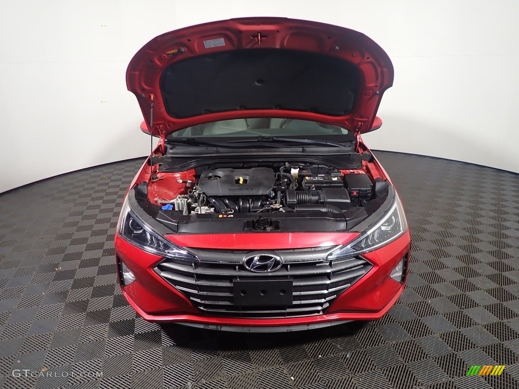 2020 Elantra SEL - Scarlet Red Pearl / Gray photo #6