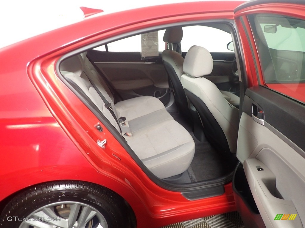2020 Elantra SEL - Scarlet Red Pearl / Gray photo #35