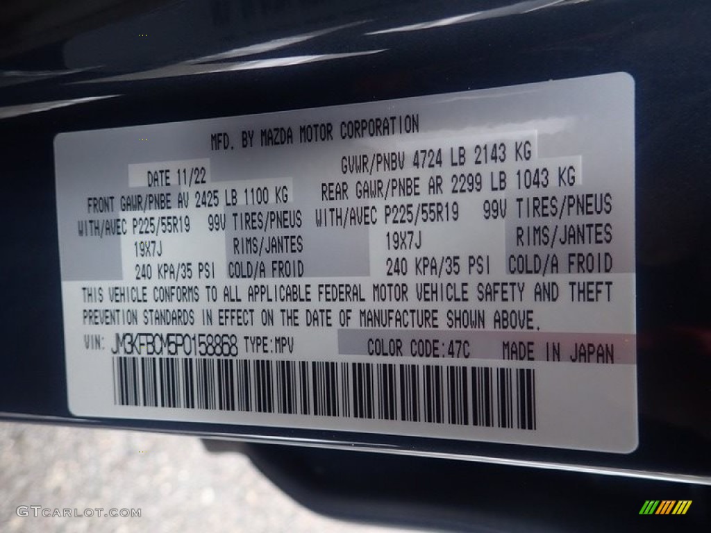 2023 CX-5 Color Code 47C for Polymetal Gray Photo #145373458