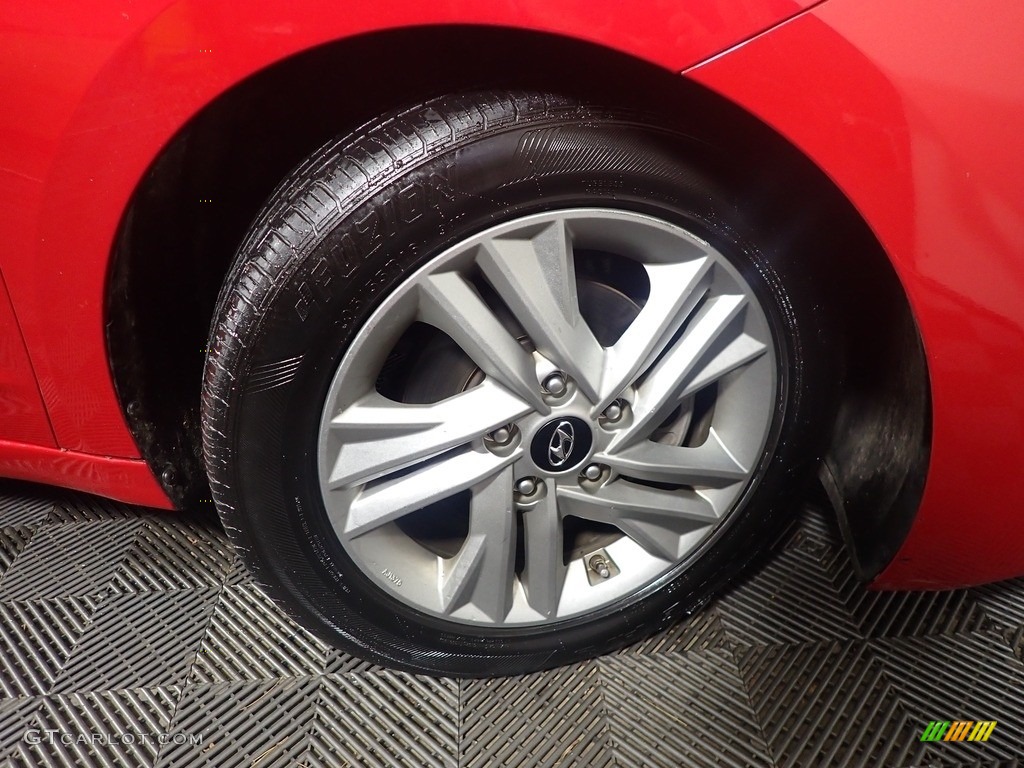 2020 Elantra SEL - Scarlet Red Pearl / Gray photo #39