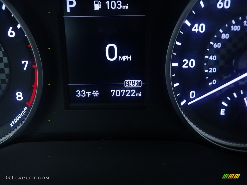 2020 Elantra SEL - Scarlet Red Pearl / Gray photo #41