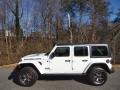 2021 Bright White Jeep Wrangler Unlimited Rubicon 4x4  photo #1