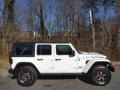 2021 Bright White Jeep Wrangler Unlimited Rubicon 4x4  photo #5