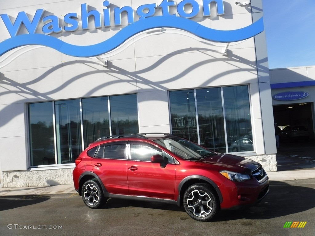 2014 XV Crosstrek 2.0i Premium - Venetian Red Pearl / Ivory photo #2