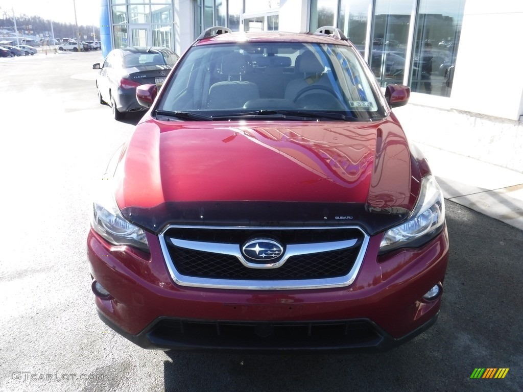 2014 XV Crosstrek 2.0i Premium - Venetian Red Pearl / Ivory photo #5