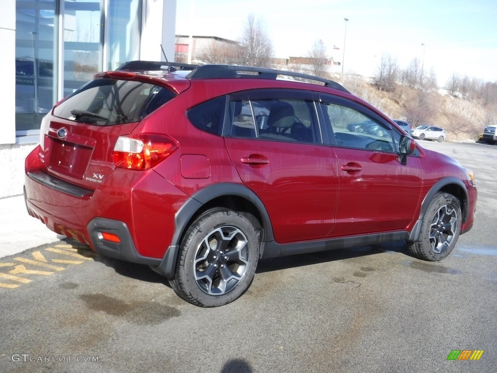2014 XV Crosstrek 2.0i Premium - Venetian Red Pearl / Ivory photo #11