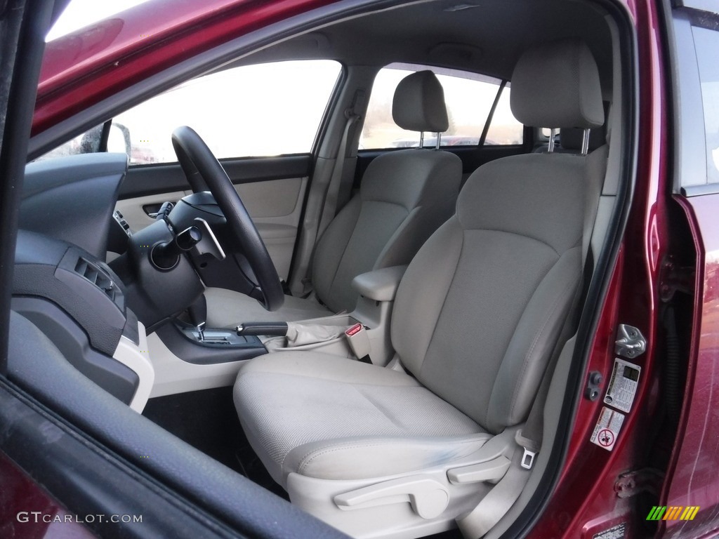 2014 XV Crosstrek 2.0i Premium - Venetian Red Pearl / Ivory photo #12