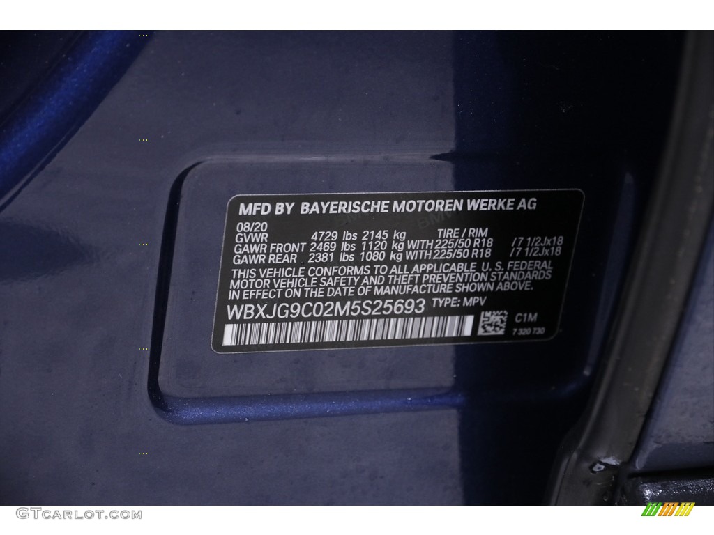 2021 X1 xDrive28i - Phytonic Blue Metallic / Oyster photo #22