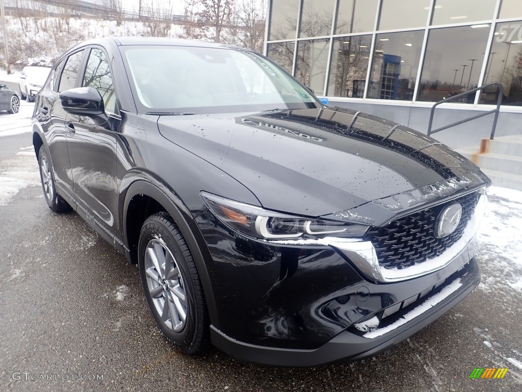 Jet Black Mica 2023 Mazda CX-5 S Preferred AWD Exterior Photo #145375198