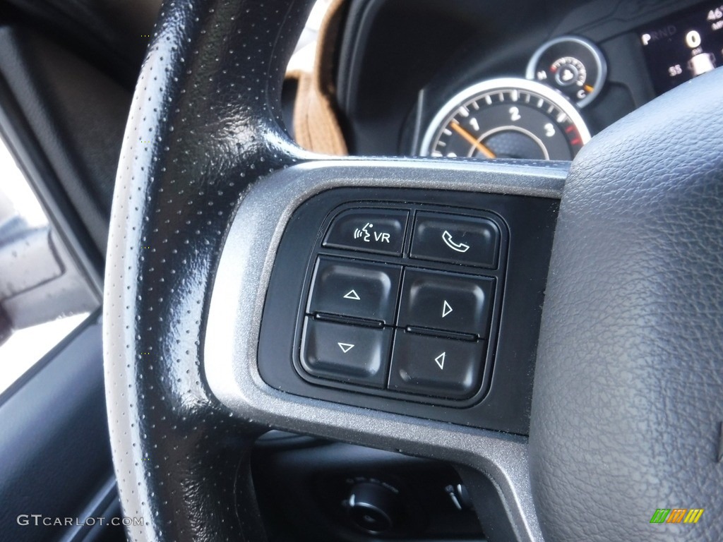 2021 Ram 2500 Tradesman Regular Cab 4x4 Black Steering Wheel Photo #145375591