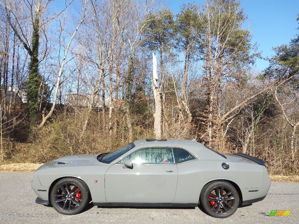 2019 Challenger R/T Scat Pack - Destroyer Gray / Ruby Red/Black photo #1