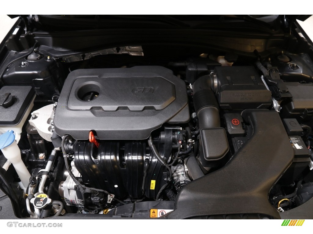 2019 Optima LX - Ebony Black / Black photo #19