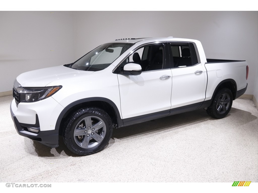 Platinum White Pearl 2022 Honda Ridgeline RTL-E AWD Exterior Photo #145377424