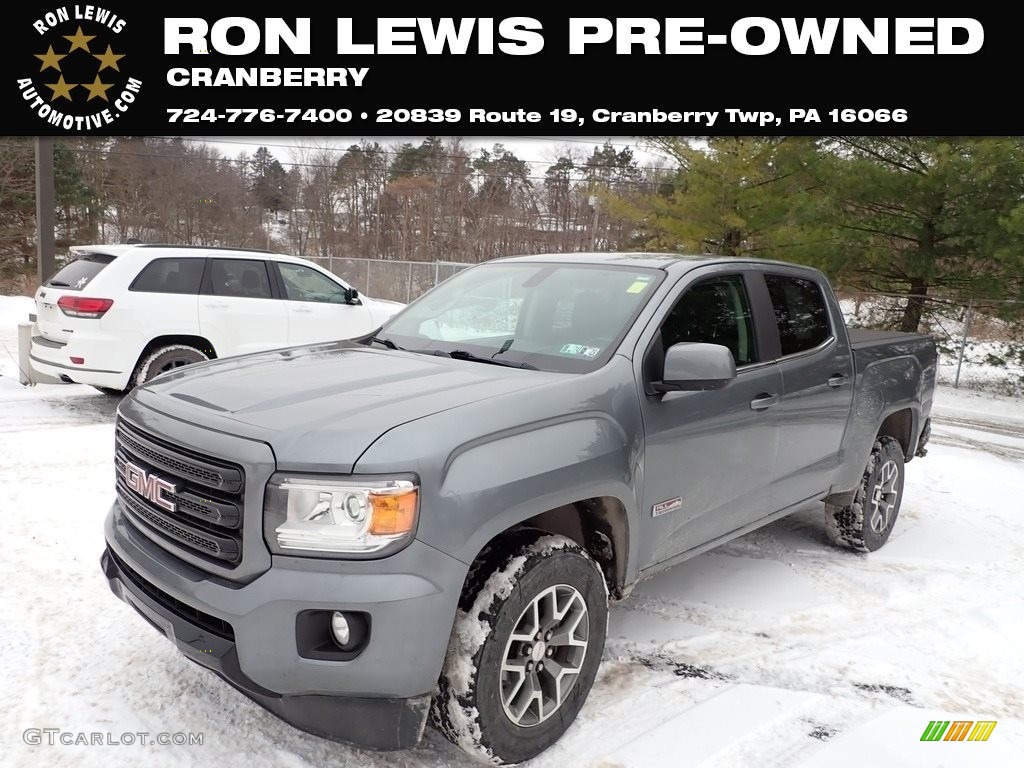 2020 Canyon All Terrain Crew Cab 4WD - Satin Steel Metallic / Jet Black photo #1