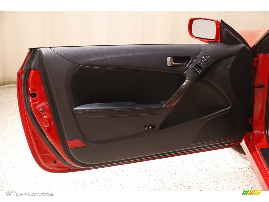 2013 Genesis Coupe 2.0T - Tsukuba Red / Black Cloth photo #4