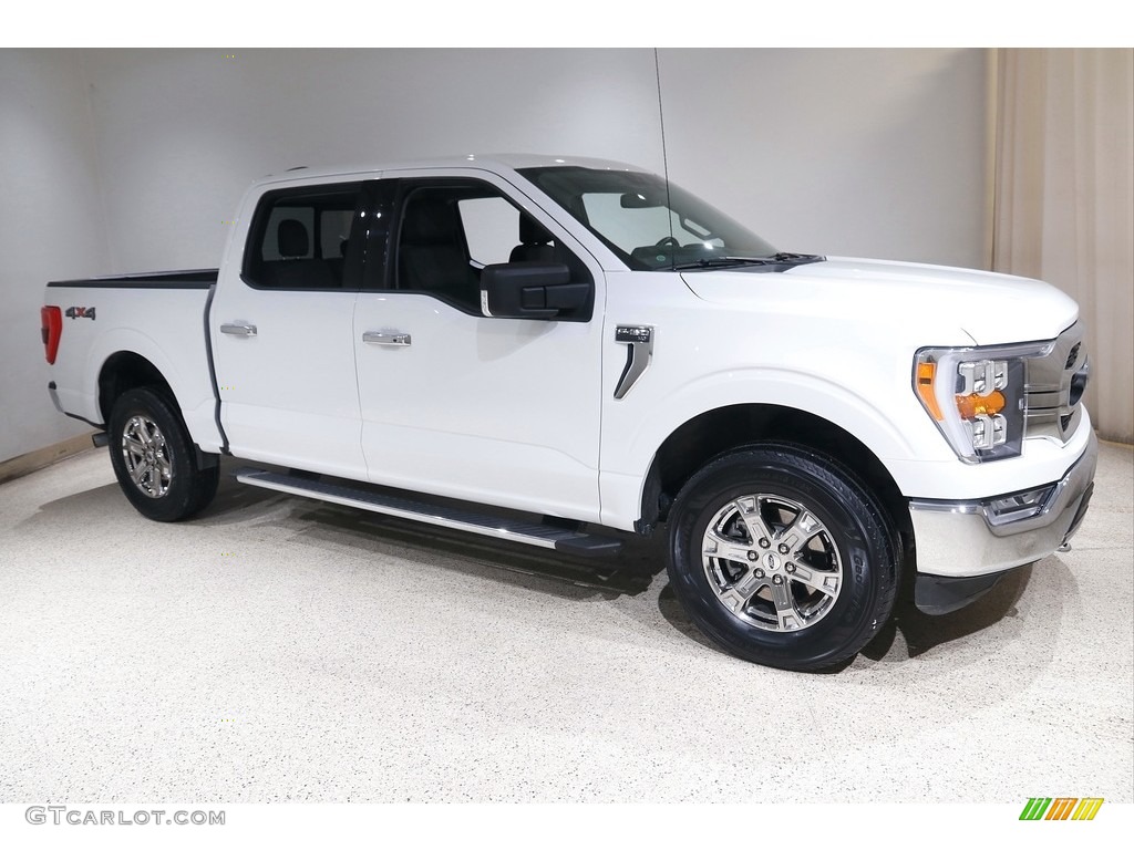 2021 F150 XLT SuperCrew 4x4 - Oxford White / Medium Dark Slate photo #1