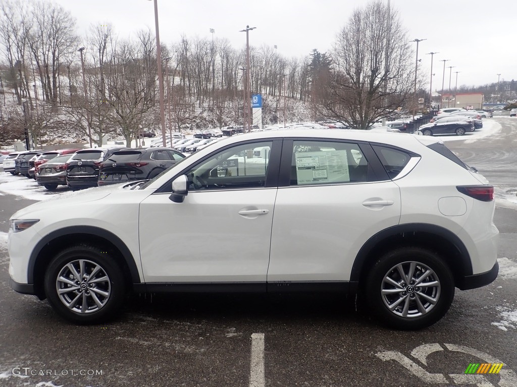 2023 CX-5 S AWD - Rhodium White Metallic / Black photo #6