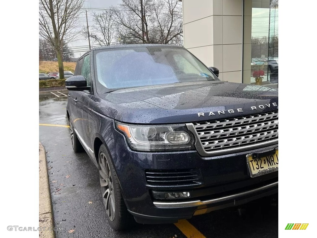 2016 Range Rover Supercharged - Loire Blue Metallic / Ebony/Ivory photo #3