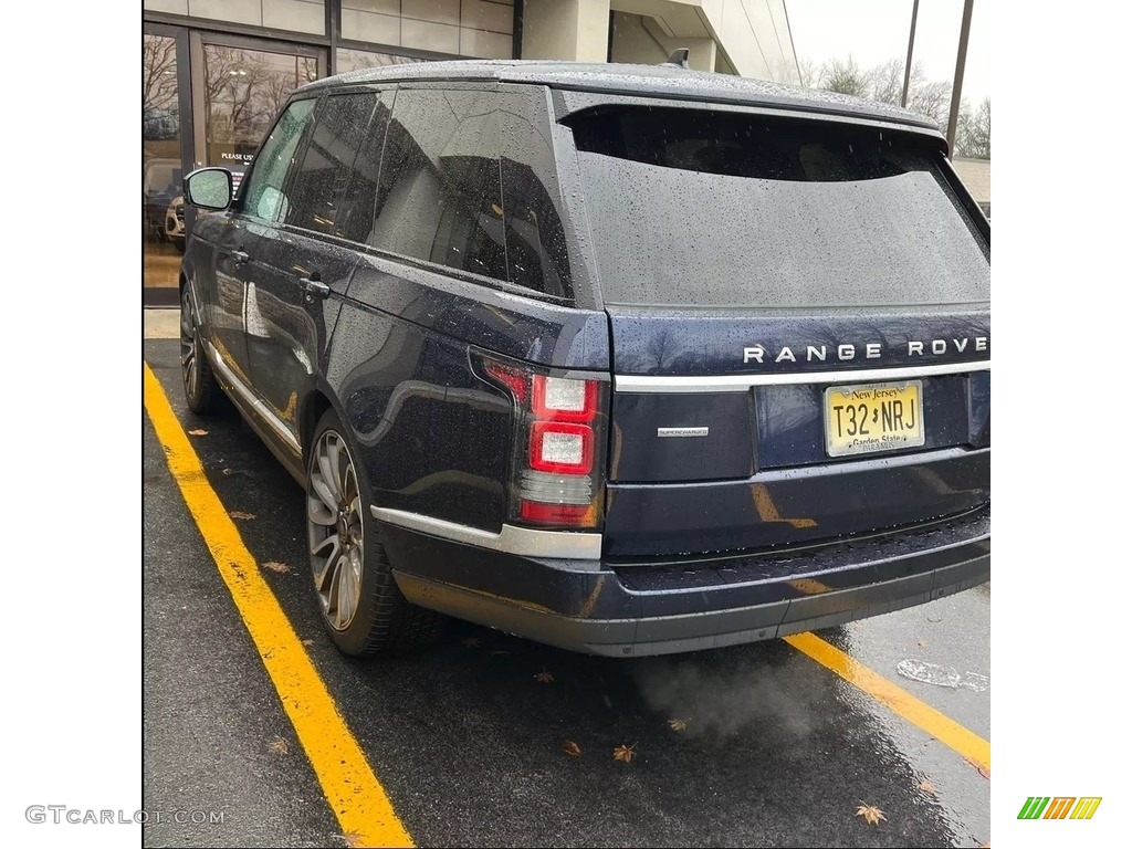 2016 Range Rover Supercharged - Loire Blue Metallic / Ebony/Ivory photo #5