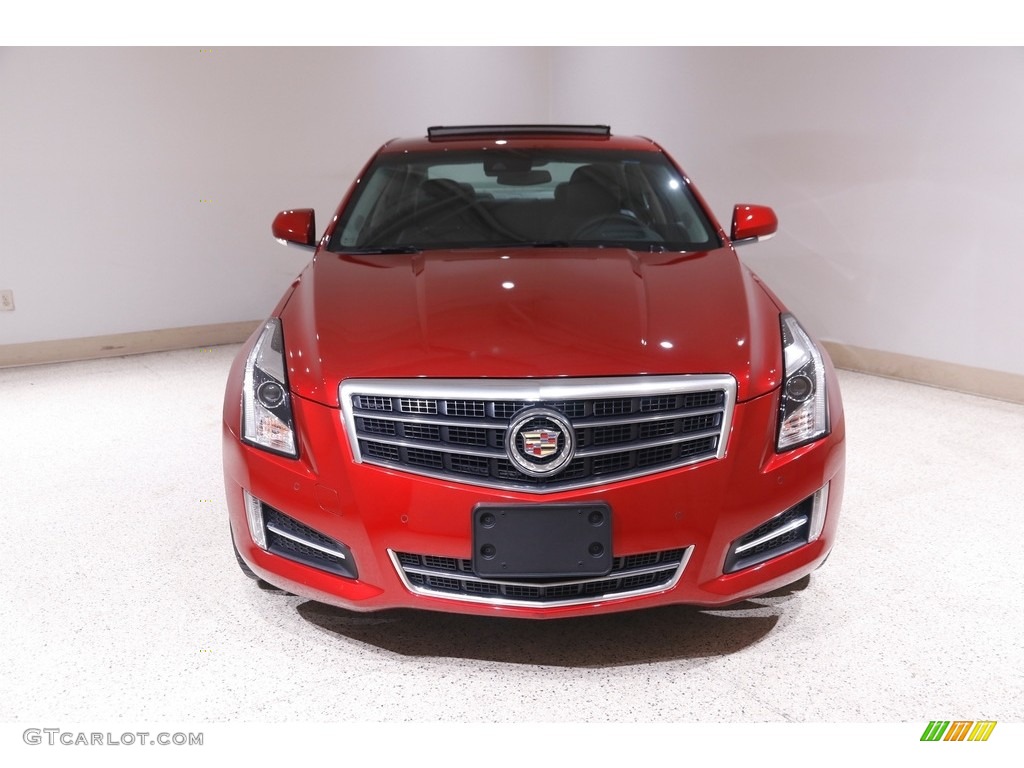 2014 ATS 3.6L - Red Obsession Tintcoat / Jet Black/Jet Black photo #2