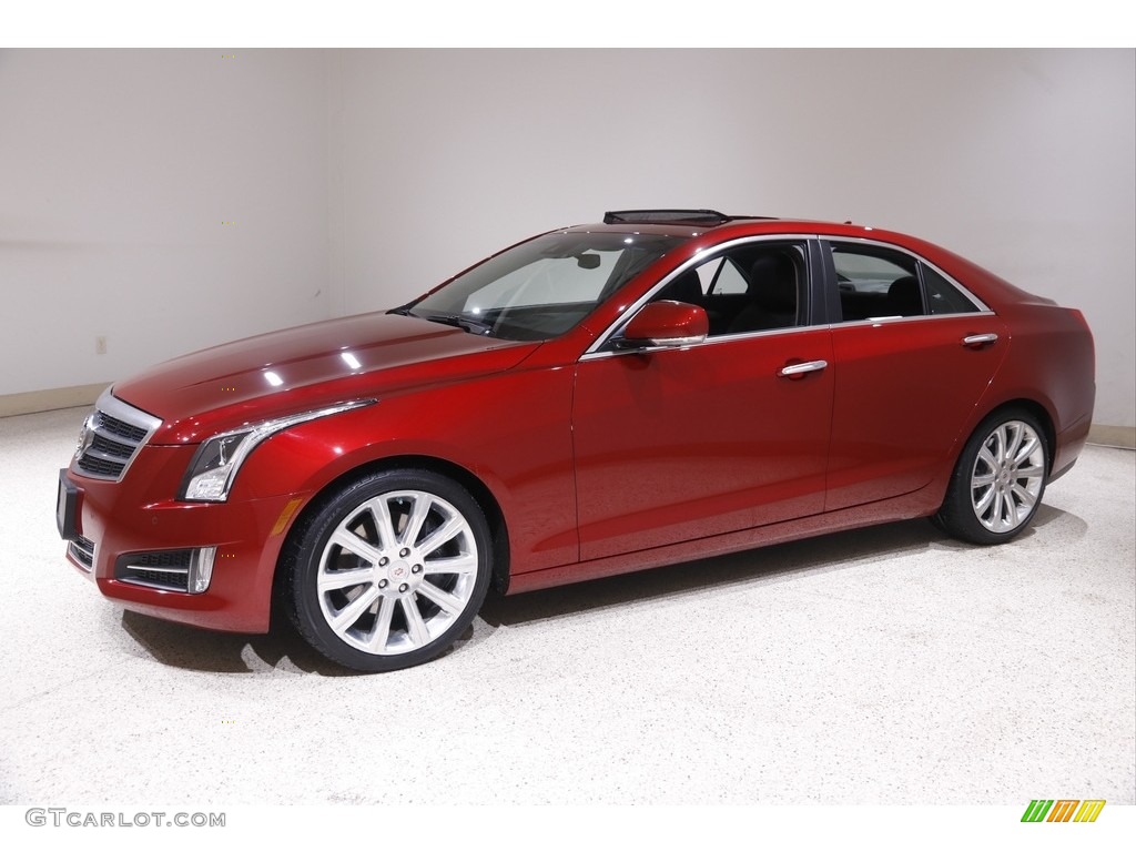Red Obsession Tintcoat 2014 Cadillac ATS 3.6L Exterior Photo #145378870